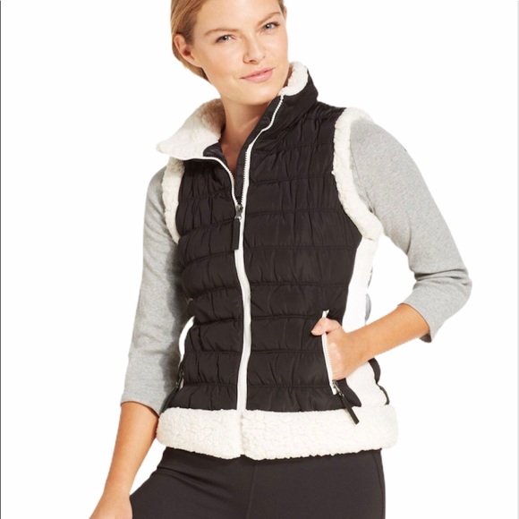 calvin klein performance quilted down vest